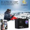 CASON CN10 4K 60fps HD 24MP Action Camera for Vlogging with EIS - Image 7