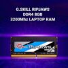 G.SKILL Ripjaws SO-DIMM 8GB (1 * 8GB) DDR4 3200MHz CL22-22-22-52 - Image 2
