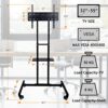 D&V ENGINEERING - Creative in innovation Metal Mobile TV Stand on - Image 2
