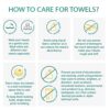 FRESH FROM LOOM Face Towel Set of 6pc - Navy Blue | 100% Cotton | - Image 7
