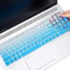 VNJ ACCESSORIES Keyboard Protector Silicone Skin Cover for HP 15