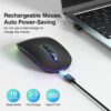 cimetech Dual Mode (BT 5.1+2.4G) Wireless Mouse, Rechargeable - Image 3