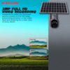 Hixecure 3MP 4G Dual Lens Sim Based Solar Wireless PTZ Camera| - Image 3