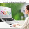 elove Laptop Stand Riser for Office Desk, Iron Alloy Lapdesk with - Image 4