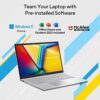 ASUS Vivobook 15, Intel Core i3-1315U, 13th Gen, 8GB RAM, 512GB SSD, FHD, 15.6"/39.62cm, Windows 11, MS Office, Silver, 1.7KG, X1504VA-NJ320WS, Backlit Keyboard, Thin and Light Laptop - Image 8