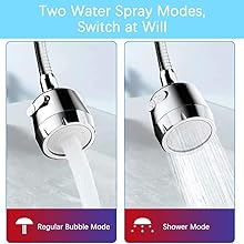 Two water spray mode