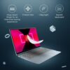 Lenovo IdeaPad Flex Intel Core i3-1215U 14"(35.5cm) WUXGA+ IPS 2-in-1 Laptop (8GB/512GB SSD/Windows 11/MS Office 2021/FHD Camera Digital Pen/Alexa/3 Month Game Pass/Grey/1.5Kg), 82R700KHIN - Image 4