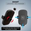 Kratos Grip X3 Premium Mobile Holder for Car with Back Button Unlocking Mechanism, Strong Suction Cup, 360° Rotatable,Car Mobile Holder for Wildshield and Dashboard, Compatible with 4 to 7" Smartphone - Image 3
