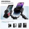 Kratos Grip X3 Premium Mobile Holder for Car with Back Button Unlocking Mechanism, Strong Suction Cup, 360° Rotatable,Car Mobile Holder for Wildshield and Dashboard, Compatible with 4 to 7" Smartphone - Image 9