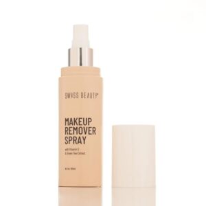 Swiss Beauty Makeup Remover Spray for Waterproof Makeup Removal & Dirt | With Vitamin E & Green Tea Extract | Hydrating Makeup Remover |For All Skin Types | 100ml
