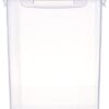Aristo Lock & Fresh 304 Plastic Storage Container For Storing grains, pulses, rice, wheat etc - 4400 ML, Transparent Clear, large (LOCK&FRESH304) (22 x 15.5 x 19cm) - Image 2