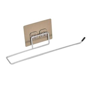 Zollyss Paper Towel Holder with Magic Adhesive Pad, Kitchen Paper Roll Holder Wall Mount, Stainless Steel Self Adhesive Wall Mount Towel Bar for Kitchen Bathroom