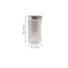 Nestasia Glass Jar 350ml with Lid (Set of 6), Transparent Diamond Textured Glass Containers for Kitchen Pantry, Spice, Masala, Pickles, Pulses, Dry Fruits, Snacks Storage - Image 5