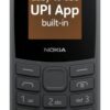 Nokia 106 4G Keypad Phone with 4G, Built-in UPI Payments App, Long-Lasting Battery, Wireless FM Radio & MP3 Player, and MicroSD Card Slot | | 1 Year Replacement Guarantee | Charcoal