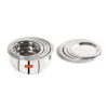 Sumeet Stainless Steel Belly Shape 4 Pc Tope/Cookware/Pot Set with Lid 380ML, 500ML, 780ML, 1.1Ltr, (Silver) - Image 7