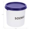 Amazon Brand - Solimo Plastic Slim Storage Container | Airtight | Leakproof | Set Of 6 | 300 Ml Each, Blue - Image 5