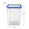 MILTON Stacko 360° 6000 Modular Multi-Purpose Plastic Container with Air Tight Lid for Kitchen Storage, Food Grade and BPA Free, Spices, Atta, Grains, Pantry Organizers, 5.75 Litres, Clear - Image 5