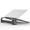 ELV Direct Tabletop Direct Laptop Stand, Ergonomic Aluminum Computer Stand, Laptop Riser, Ventilated Lapdesk Compatible for Tablets and Laptops Upto 15.6 inches (39.62 cm), Black, JJ-Laptop-STD - Image 7