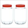 Yera Glass Aahaar Jars Storage Container, 2425 ML | Clear, Durable & Elegant Kitchen Organizer | Multipurpose Airtight Storage Jars Container for Food, Pulses, Spices, Cookies, Snacks | (Bulk Pack). - Image 2
