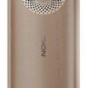 Nokia 130 Music | Built-in Powerful Loud Speaker with Music Player and Wireless FM Radio | Dedicated Music Buttons | Big 2.4 Display | 1 Month Standby Battery Life | Gold - Image 3