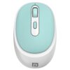 Portronics Toad 27 Wireless Mouse, Silent Buttons, 2.4 GHz with USB Nano Dongle for PC/Mac/Laptop, Auto Power Saving Mode, Adjustable DPI Button(Green)