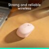 Logitech M171 Wireless Mouse for PC, Mac, Laptop, 2.4 GHz with USB Mini Receiver, Optical Tracking, 12-Months Battery Life, Ambidextrous - Pink - Image 2