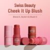 Swiss Beauty Cheek It Up Blush for Cheeks|Lumi-Matte Finish | Lightweight | Easily Blendable | With Jojoba Oil | Shade- Chic Me Up, 8g - Image 2