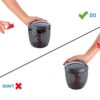 Clazkit Plastic Kitchen Dori Handy Vegetable and Fruit Manual Onion Dry Fruit Salad Maker Vegetable Quick String Chopper Machine, Cutter – 3 Stainless Steel Blades, 450ml/500ml/550ml,(Color May Vary) - Image 4