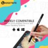 Stylus Pen for Android Tablet & iOS All Touchscreen Devices Capacitive Universal Smart Pen Pencil with Fine Point Disc Tip Lightweight Metal Body and Magnetic Cover for Mobile Phone iPad Tab - Black - Image 7