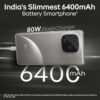 iQOO Neo 10R 5G (Moonknight Titanium, 12GB RAM, 256GB Storage) | Snapdragon 8s Gen 3 Processor | India's Slimmest 6400mAh Battery Smartphone | Segment's Most Stable 90FPS for 5 Hours - Image 3