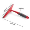 Cello Kleeno Platfrom and Glass Plastic Wiper | Featuring Dual-Purpose Design, Rubberised Handle For Comfortable Grip, Hanging Provision | Ideal for Home, Kitchen & Office | Red and Grey - Image 8