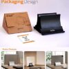 Vertical Laptop Stand - Multipurpose Laptop Holder, Holds up to Three Devices | Perfect MacBook Stand Docking Station | ABS Plastic | Color- Black (Laptop Holder 1-Pack) - Image 7