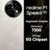 realme P1 Speed 5G (Textured Titanium, 8GB RAM, 128GB Storage) | 16GB DRAM | Expandable Upto 2 TB | 6.67" Full HD+ Display | 50MP + 2MP | 16MP Front Camera | Dimensity 7300 Energy Processor
