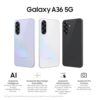 Samsung Galaxy A36 5G (Awesome Black, 8GB, 256GB) | Awesome Intelligence: Circle to Search, Intelligent Editing | Awesome 4nm Snapdragon Processor | Flagship Grade Selfie Camera - Image 2
