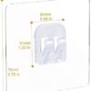 Strong Self Adhesive Magic Sticker - Bathroom and Kitchen Hanging Racks Magic Sticker, Tissue and Towel Rack Hanging Sticker - Only Sticker (Single Hook Transperant (8 x 8 cm), 2.00) - Image 6