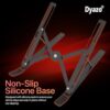 Dyazo Zigzag Height Adjustable Ventilated Aluminium Tabletop Laptop Stand with 6 Angles Multi-Angle Compatible for MacBook Air Pro, HP, Lenovo, Dell & Other 10-15.6'' Laptops, Notebooks (Space Grey) - Image 6