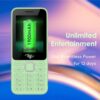 itel it5330 Keypad Mobile Phone | 2.8" Big Display | Premium Glass-Like Back Design | 1900mAh Long-Lasting Battery | Auto Call Recording | Wireless FM | Light Green - Image 3