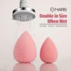 MARS Wonder Beauty Blender For Face Makeup | Pink Face Sponge Puff With Easy Hold | Gentle on Skin (3.0 gm) - Image 2