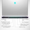 Dell Alienware x16 Gaming Laptop, Intel Core i9 13900HK Processor/32GB/2TB SSD/NVIDIA RTX 4090 16GB GDDR6/ 16"(40.64cm) QHD+ 240Hz, 3ms, DCI-P3 100%/Win 11+MSO'21+McAfee 15 Month/Lunar Silver/2.72kg - Image 7