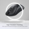 Portronics Toad 33 Wireless Mouse with 2.4 GHz Wireless Receiver, Adjustable Sensitivity, Ergonomic Design, for Laptops, Desktops PC, Mac (Black) - Image 5