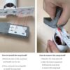 Mini Mop for Kitchen with Sponges Portable Self Squeeze Strong Absorbent Magic Wiper for Kitchen Small Sponge Mop Self Squeezing Wet & Dry Use for Bathroom Wall Glass Car Table Home - Image 7