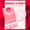 Bee & Beauty Bio Collagen Overnight Mask Pack of 1 | Korean Face Mask For Glass Skin | Pink Sheet Mask For Deep Hydration, Rejuvenation With Bulgarian Rose - Image 3