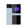 Itel Flip One | Leather Premium Design | Big 2.4" Display | Dual SIM | Type-C USB Port | BT Caller | KingVoice | Light Blue
