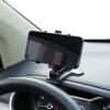 Sounce 360 Rotatable Car Mobile Holder for Dashboard Anti-Slip Multifunctional Car Rearview Mirror Phone Holder, 360° Degree Car Phone Mount, for All Mobile Phones Size Upto 6.5" Inch - Black