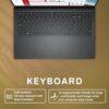 Dell Vostro 3520, I5-1235U Processor | Windows 11 Home, Intel Iris Xe Graphics (16GB RAM) | 512GB SSD|Window11|Ms Office'21|15.6"(39.62 Cm) |15 Month McAfee/Titan Grey/1.69Kg Laptop - Image 5