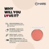 MARS Flush of Love Face Blusher for Face Makeup | Matte Finish, Highly Pigmented & Lightweight | Easy to Blend with Natural Finish (8.0 gm) (Shade-01) - Image 2