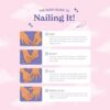 Gush Beauty Press On Nails | Reusable Extensions | Artificial Nails Set | Long Lasting Design | Glue Tabs and nail glue included | Pack of 24 Nails | For women (Aura - Short Round) - Image 8