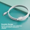 Samsung Type C To Type C,Mobile Data Charging Cable For Samsung Galaxy Superfast Power Cable A54/ A15/ A14/ A34/ A23/ F54/ F34/ F23/ F14/ M14/ M34/M33/S21 Fe/S22/S23/S23 Fe 5G/S24,White - Image 6
