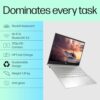 HP Pavilion 14, 12th Gen Intel Core i7-1255U, 16GB DDR4, 1TB SSD, (Win11, Office21, Silver,1.41 kg), IPS, Micro-edge, BrightView,14-inch (35.6cm) FHD Laptop, Intel Iris Xe graphics, HD camera,dv2015TU - Image 3