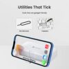 Clean N 19 in 1 Smart Gadget Cleaning Kit for Smartphones, Tablets, Laptops, Earbuds(White) - Image 4